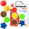 Piłeczki sensoryczne 5szt b/dziurki REF800 78000