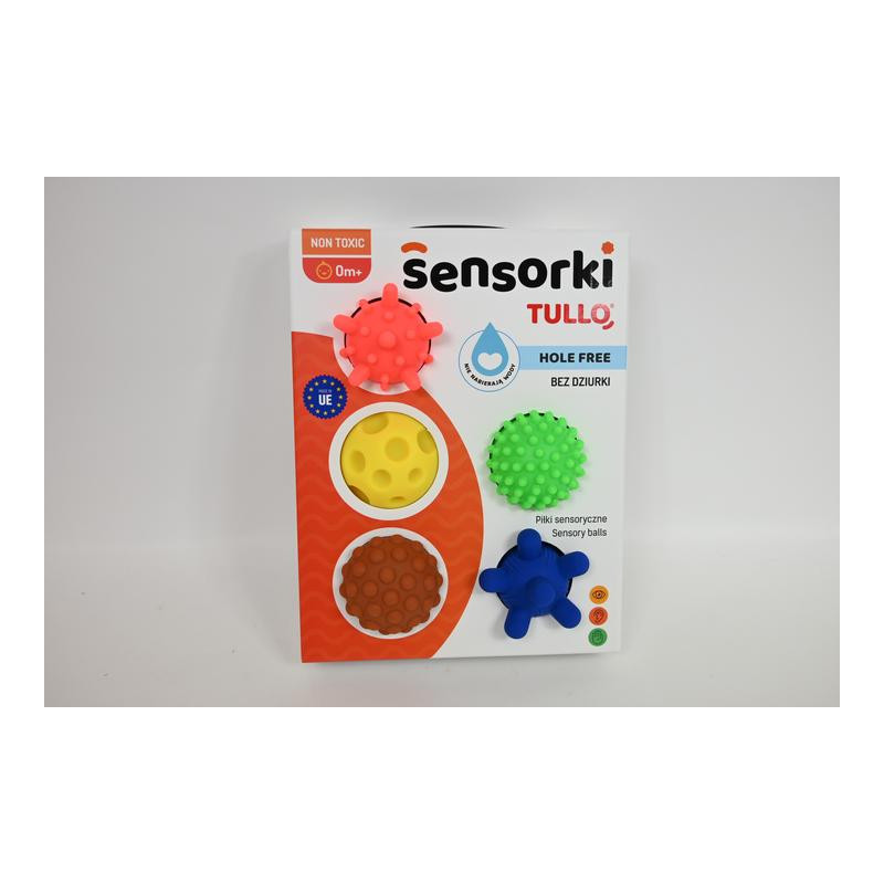 Piłeczki sensoryczne 5szt b/dziurki REF800 78000