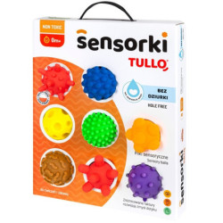 Piłeczki sensoryczne 8szt bez dziurki REF802 78024