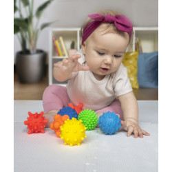 Piłeczki sensoryczne 8szt bez dziurki REF802 78024