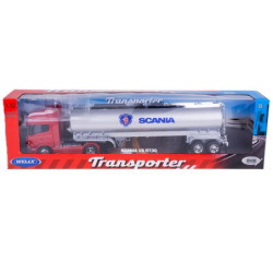 WELLY 1:32 truck z przycz.Scania760Oil 32672 26722