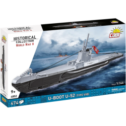 COBI HC WWII U-Boot U-52 Type VIIB 474kl 4852
