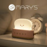 MARY_S lampka nocna LED Toster róż 07216
