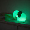 MARY_S lampka nocna LED Słoń turkus 12598