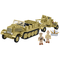 COBI HC WWII SD.KFZ.8 Towing8,8cm Flak36 975k 3143