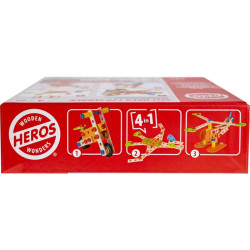 HEROS klocki drewn.4w1 HE0008 00081