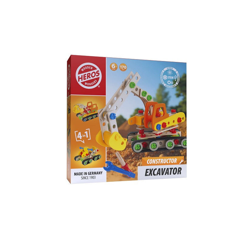 HEROS klocki drewn.4w1 HE0010 00104