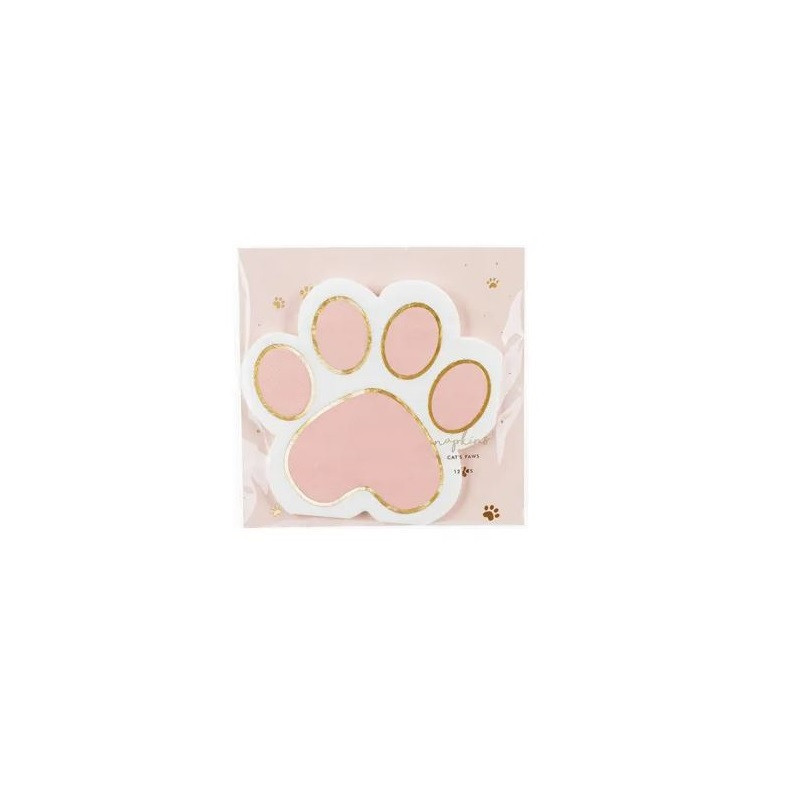 Serwetki - Łapki Kotka mix 15,5x14,5 A12 36215
