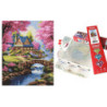 Diament.mozaika 40x50 Dom w kwiatach 59104