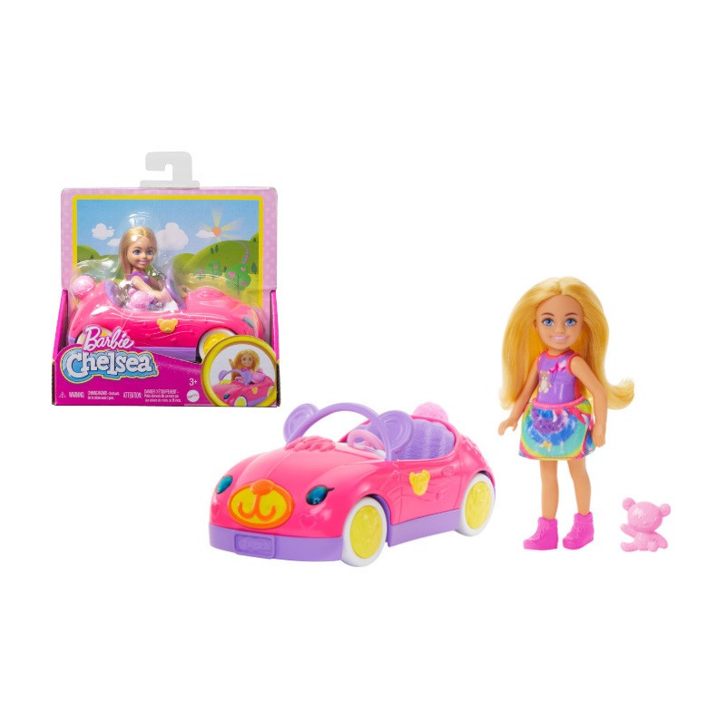 Barbie Chelsea i misiowy pojazd zest HXN05 /2