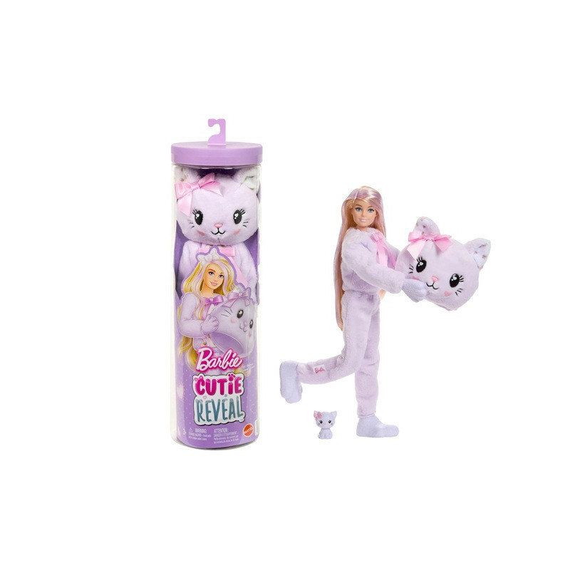 Barbie CR Troskliwe misie fiolet JFV59 JJP64