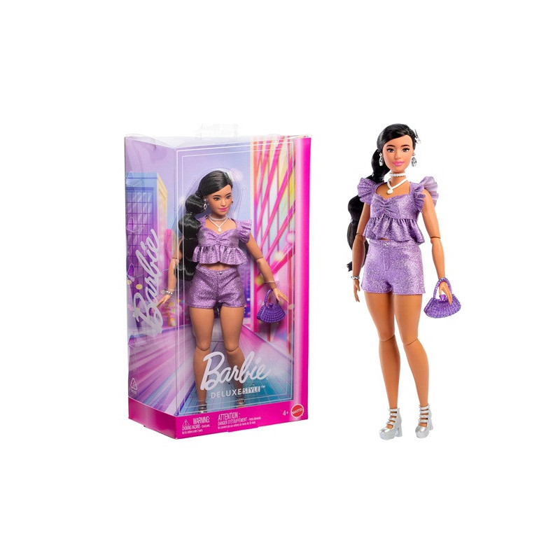 Barbie Deluxe Style fioletowy strój JFP43 /2