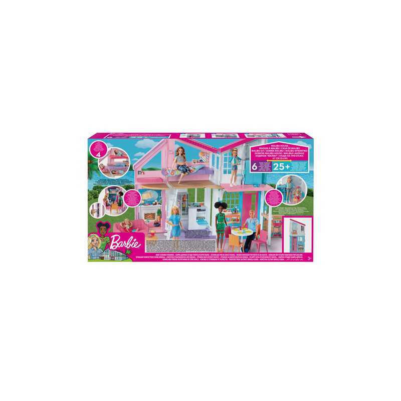 Barbie domek Malibu 6 pokoi+akces FXG57 /1