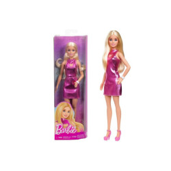 Barbie lalka Fashion.w róż sukience HYT88 /6