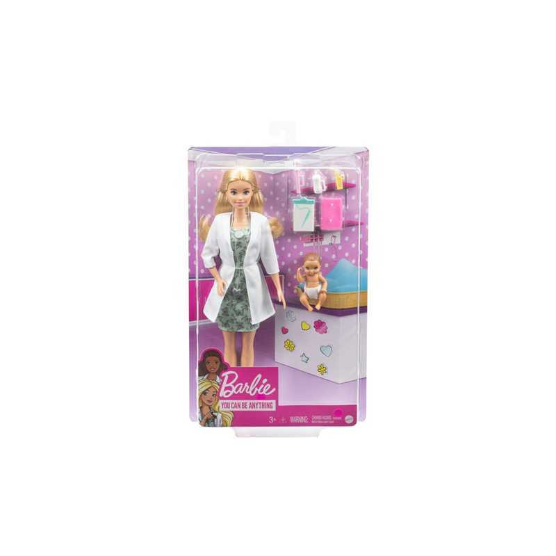 Barbie lalka pediatra z bobaskiem GVK03 /4