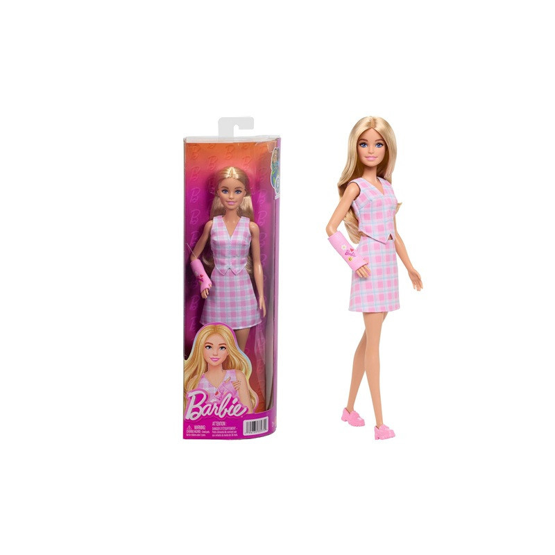 Barbie lalka z gipsem na ręce JJN56 /6