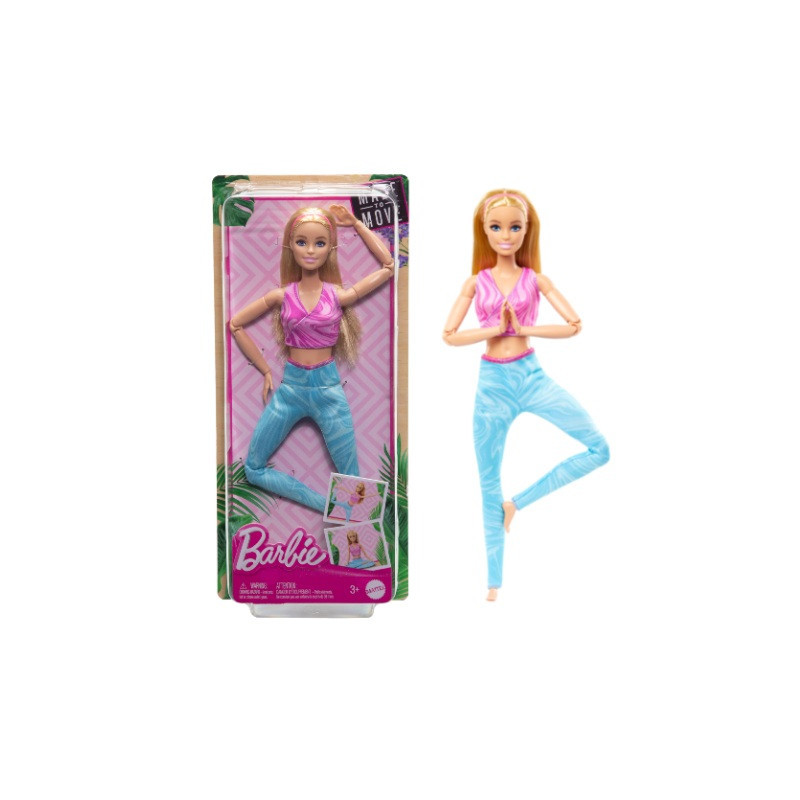 Barbie Made to Move Joginka blondynka HRH27 4