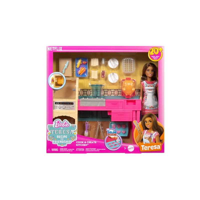 Barbie Teresa zestaw kuchnia z lalką JCT06 /4