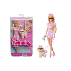Barbie Twinnig Looks lalka+piesek JFP36 /3