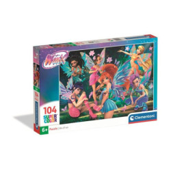 CLE puzzle 104 SuperKolor Winx 25085