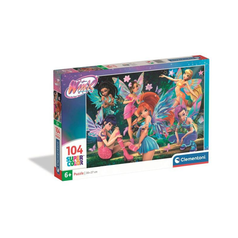 CLE puzzle 104 SuperKolor Winx 25085