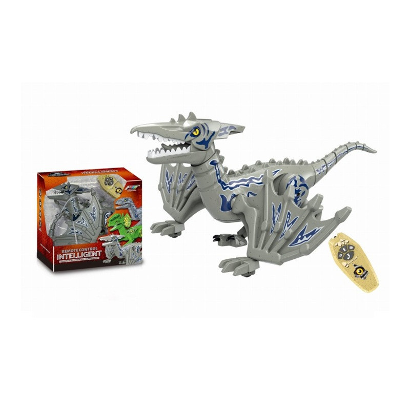 Dinozaur RC szary ze skrzydłami 182204