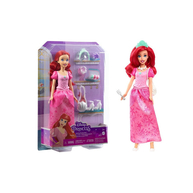 DISNEY Princess Arielka+akcesoria HLX34 /5