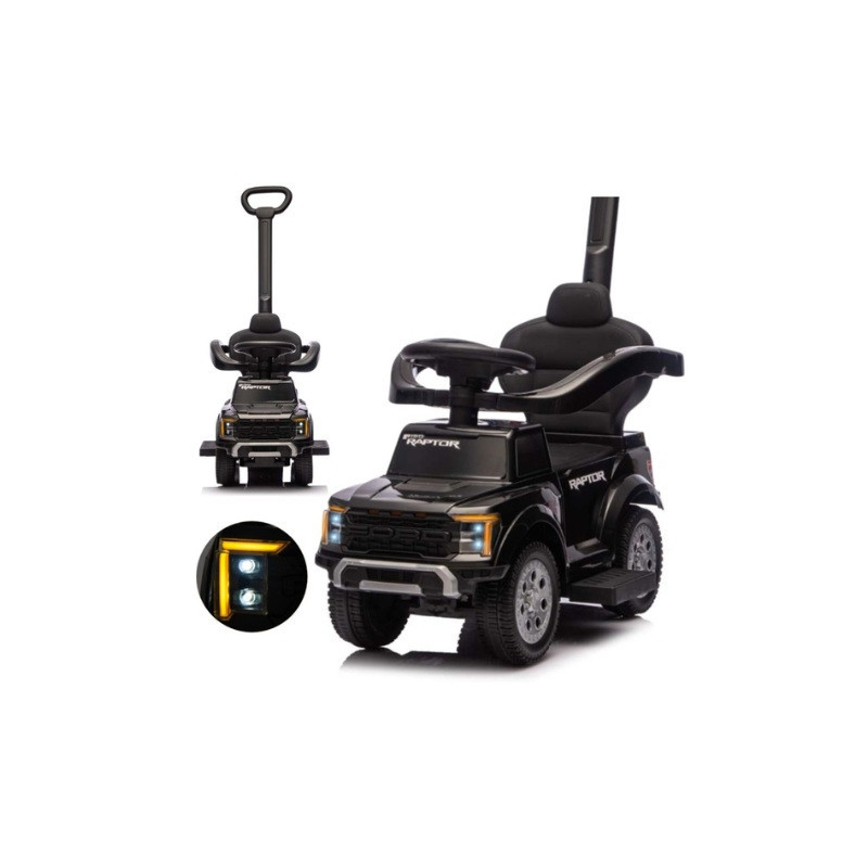 Jeździk z rączką Ford F-150 3w1 Black 01174