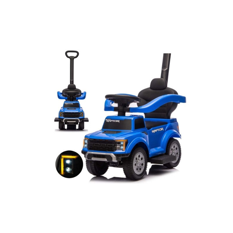 Jeździk z rączką Ford F-150 3w1 Blue 01167
