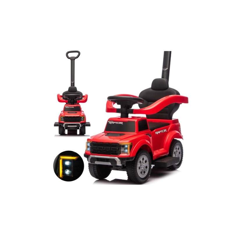 Jeździk z rączką Ford F-150 3w1 Red6951 01143