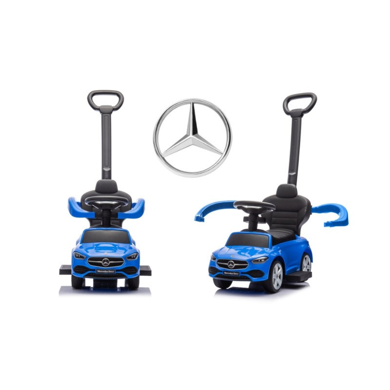 Jeździk z rączką Mercedes blue 6106 27157