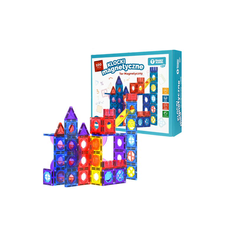 Klocki magnet.100el SmilyPlay SP85304 53044
