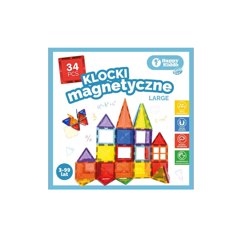 Klocki magnet.34el SmilyPlay SP85381 53815