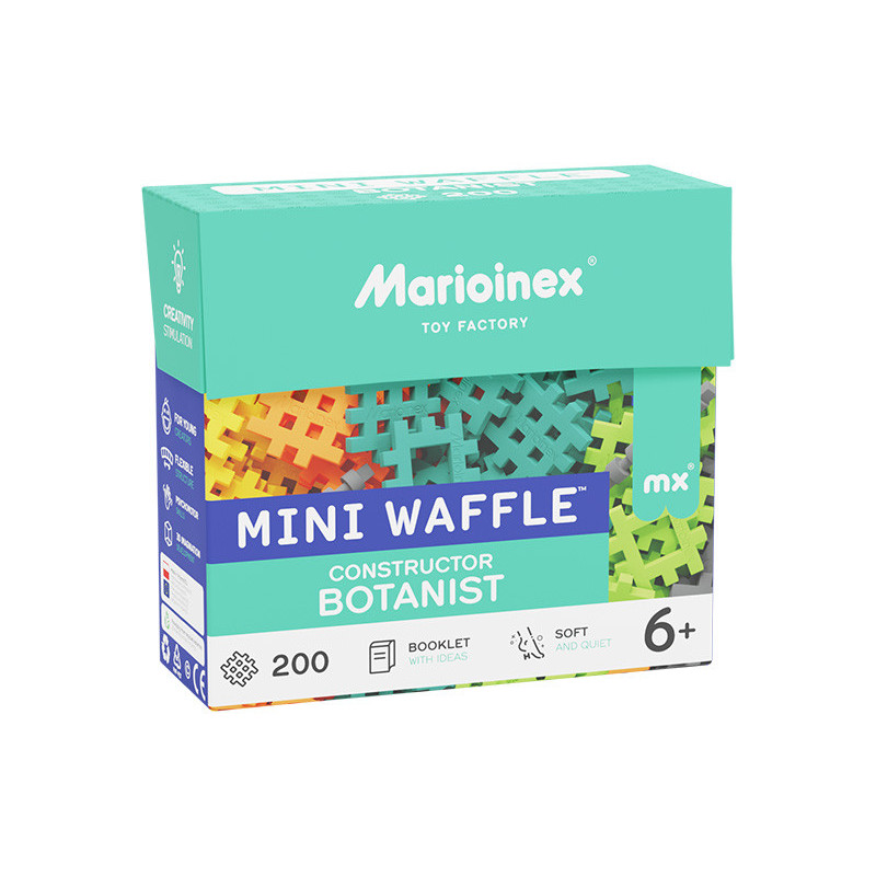Klocki waffle Konstruktor 200el Botanik 04275