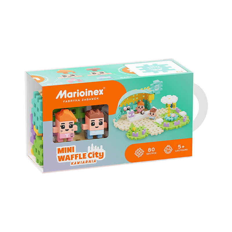 Klocki waffle mini Kawiarnia 80el 03186