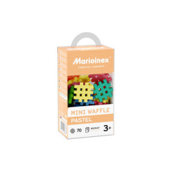 Klocki waffle mini pastel 70szt 03667