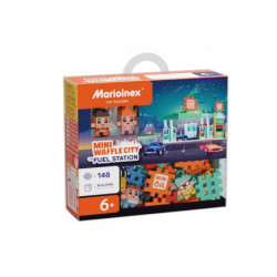 Klocki waffle mini Stacja Paliw 148el 06996