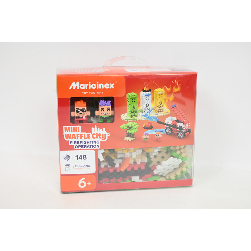 Klocki waffle miniAkcja strażacka148el 06286
