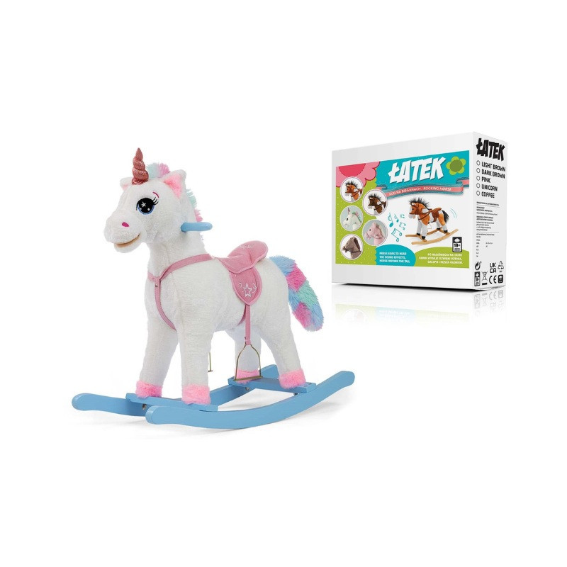 Koń na biegunach Łatek Unicorn 5449 28758