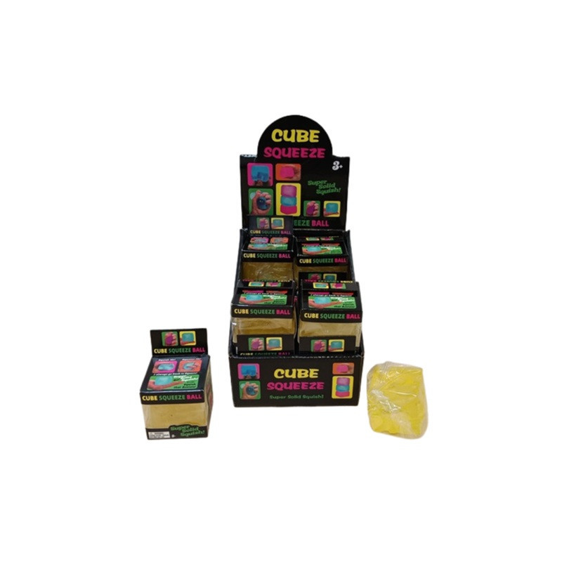 Kostka ser gniotek/box 5cm 12szt/disp KOST-5