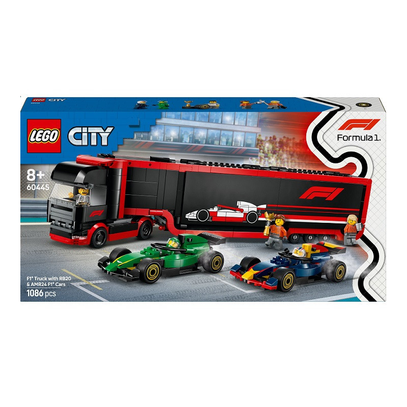 LEGO CITY F1 Ciężarówka z bolidam 60445
