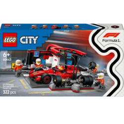 LEGO CITY F1 Pit stop i mechanicy 60443