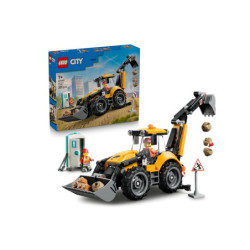 LEGO CITY Żółta koparko-ładowarka 60480