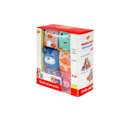 Miękkie klocki sensor.6szt SmilyPlay SP84490