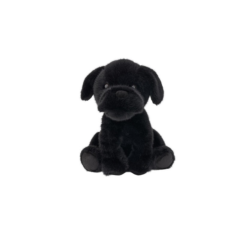 Pies Buldok czarny 25cm 14187 24053