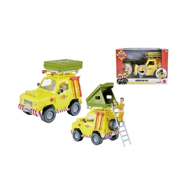 Strażak Sam jeep 4x4 z namiotem 925-2653