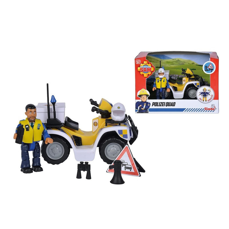Strażak Sam quad policyjny z figurką 925-1093
