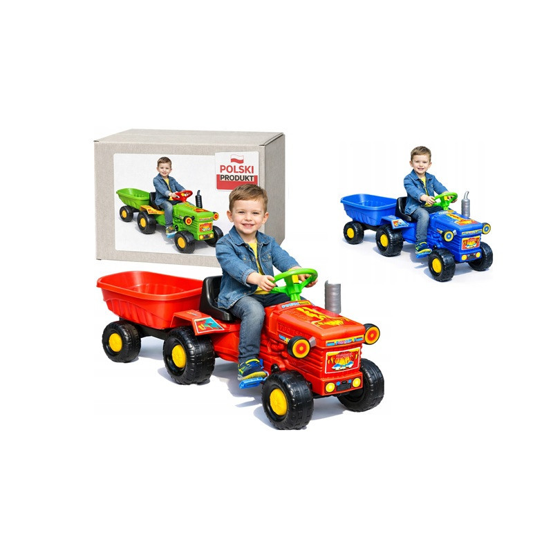 Traktor z przyczepą duży 43843