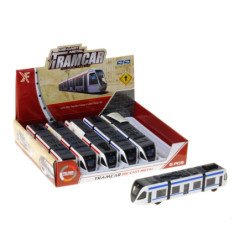 Tramwaj metal św/dźw 6szt/disp 66521