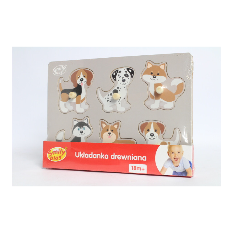 Układanka Psy SmilyPlay SPW83806 38065